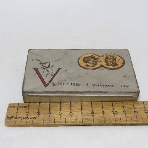 WW2 Jan Smuts 1941 Christmas tin