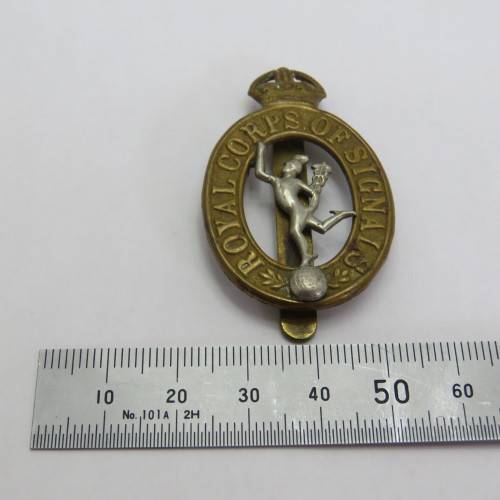WW1/WW2 Royal Corps of Signals cap badge