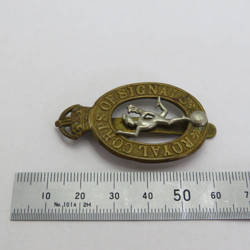 WW1/WW2 Royal Corps of Signals cap badge