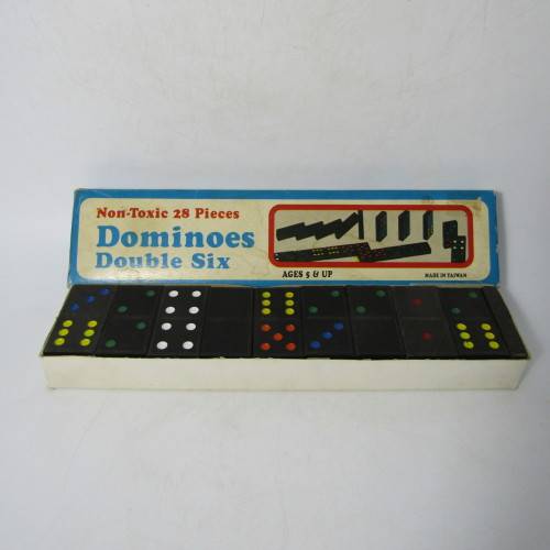 Vintage Set of Double six dominoes