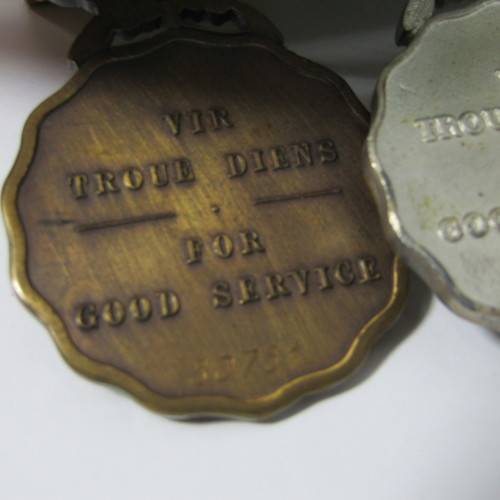 Set of 5 SADF medals - Pro Patria, General Service, Unity Medal, 10 Year, 20 Year Silver Medal
