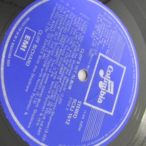 Cliffs Hit Album EMI Colombia 1960 - good condition