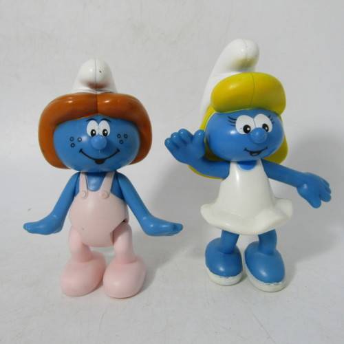Lot of 8 McDonalds Peyo Smurfs