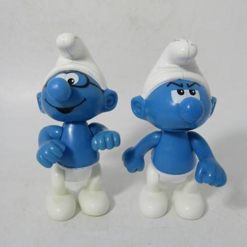 Lot of 8 McDonalds Peyo Smurfs