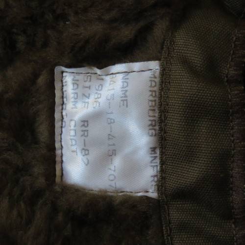 SADF Nutria warm coat with inner - Aapjas - Size RR 82 - Brand new condition - Sizes in description