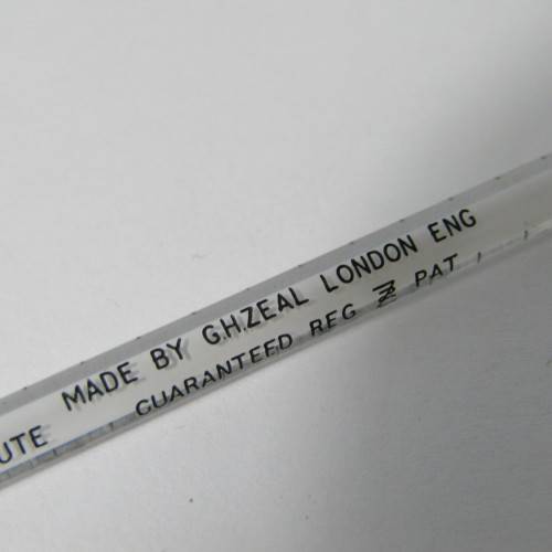 Vintage Chiron doctors thermometer in metal casing