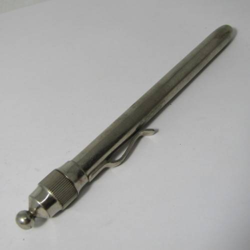 Vintage Chiron doctors thermometer in metal casing