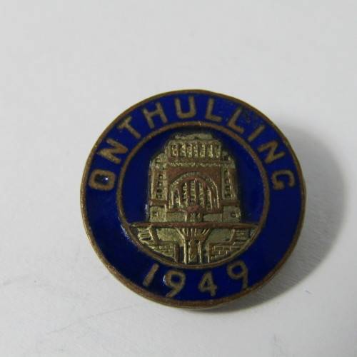 1949 Voortrekker Muniment onthulling button badge