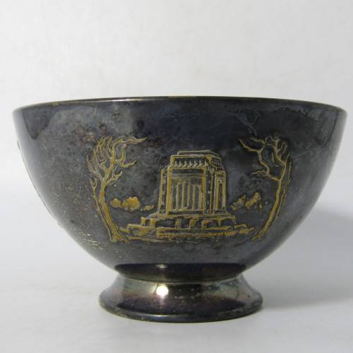 1838 - 1938 Voortrekker centenary silver plated bowl