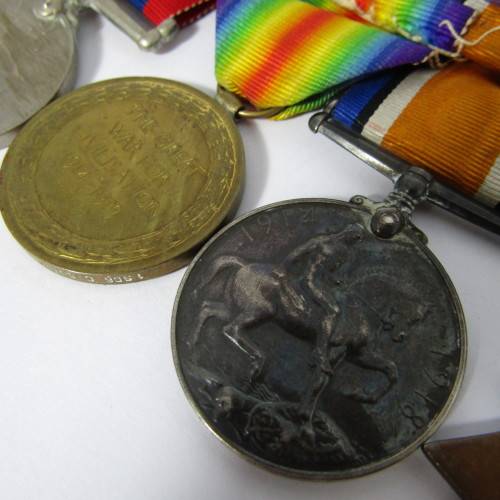 WW1 / WW2 Medal set awarded to 1906 Lance Corporal S. Murton, 18th London Regiment