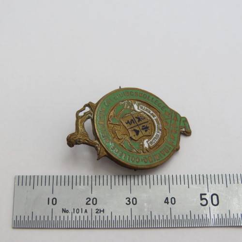 Vintage Wellington Opleidings Kollege training college pin badge