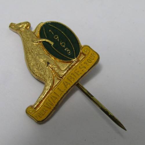 1963 Australia Wallabies tour Rugby pin badge