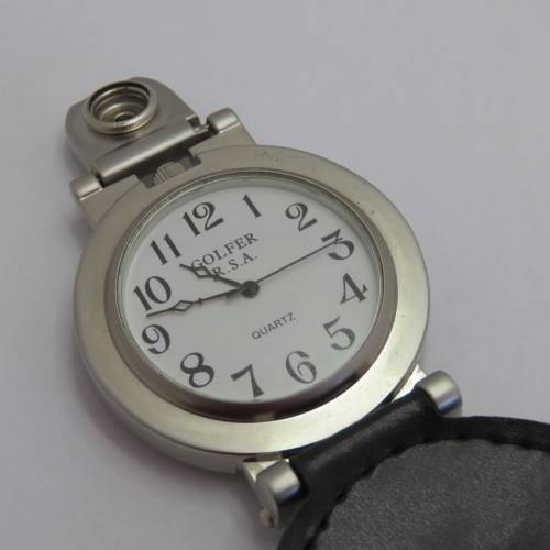Golfer RSA Quartz golfers fob watch with belt attachment