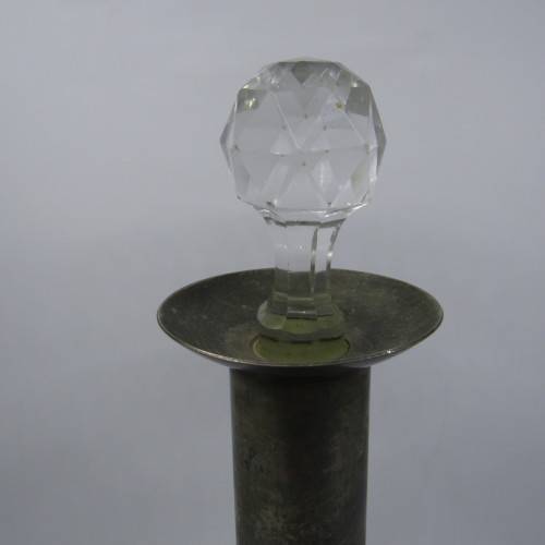 Vintage glass ships decanter