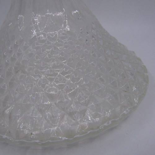 Vintage glass ships decanter