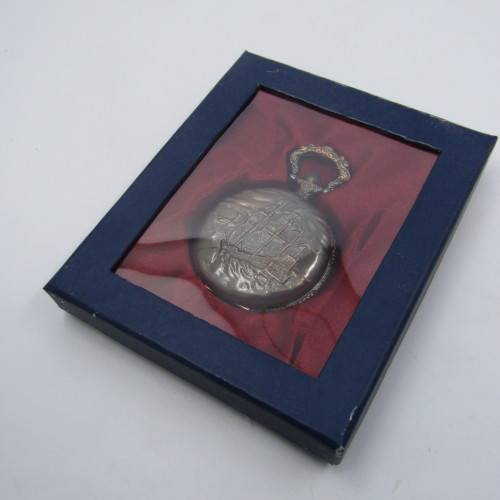 1750`s Style Sea Captain Quartz pocket watch - Hachette pocket watch collection #11 - working