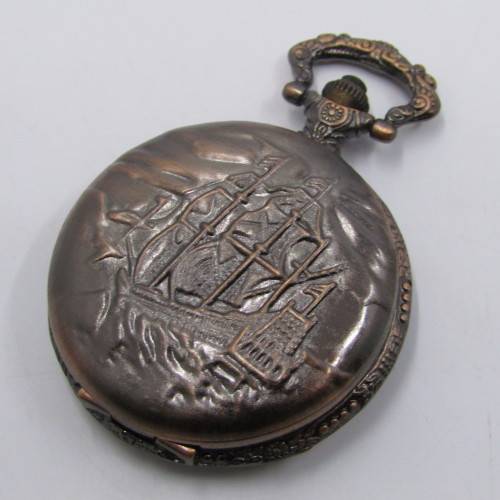 1750`s Style Sea Captain Quartz pocket watch - Hachette pocket watch collection #11 - working