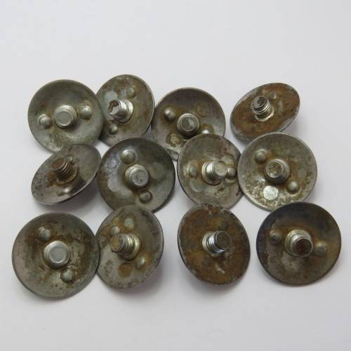 Set of 12 vintage champ golf shoe spikes