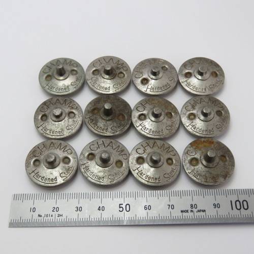 Set of 12 vintage champ golf shoe spikes