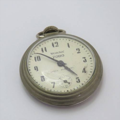 Vintage Westclox Zobo pocketwatch - Working