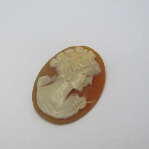 Vintage Cameo for jewellery - 18,9 mm x 25,2 mm