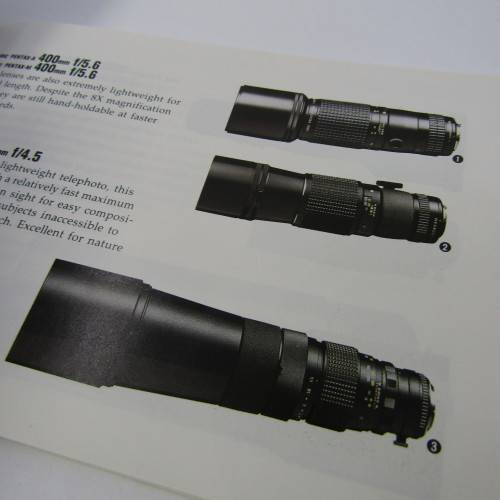 Pentax lenses and accessories booklet