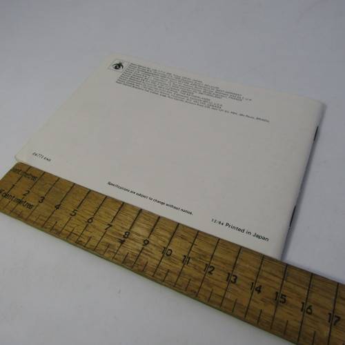 Pentax lenses and accessories booklet