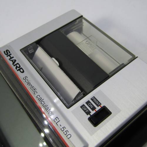 Vintage Sharp scientific EL-550 calculator - working