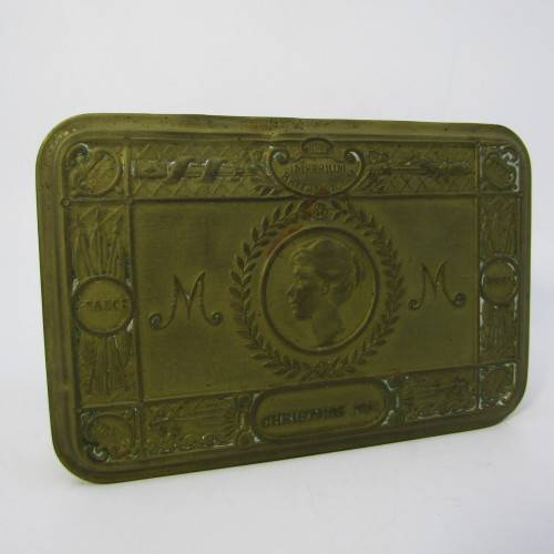 WW1 Christmas 1914 brass tin