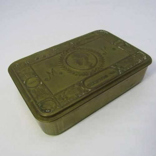 WW1 Christmas 1914 brass tin