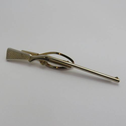 Vintage Stratton rifle tie clip