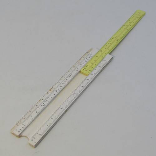 Vintage RECO No. 601 UTO 13cm slide ruler