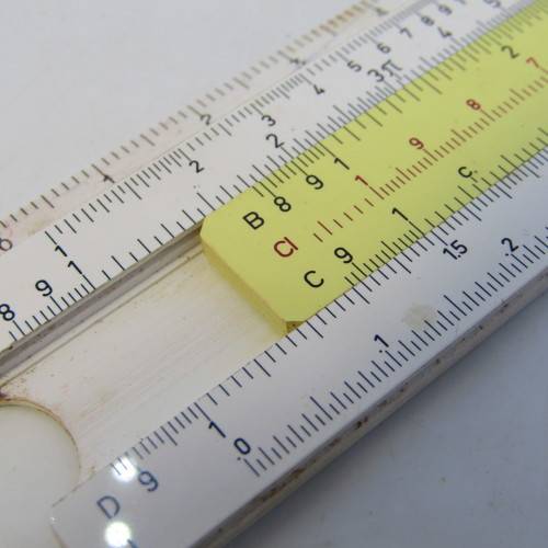 Vintage RECO No. 601 UTO 13cm slide ruler