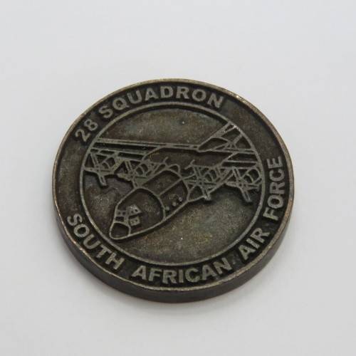 SA Air Force 28 Squadron medallion