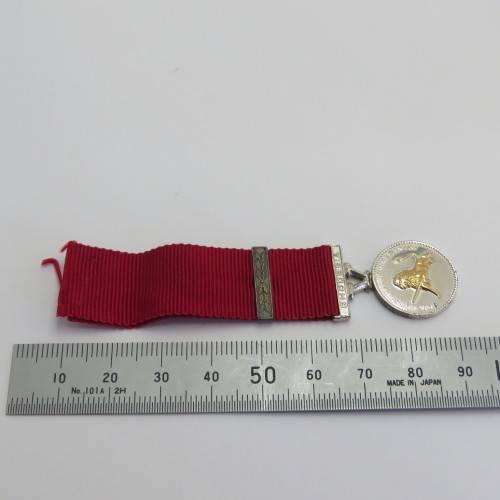 Rhodesia Conspicuous Gallantry decoration miniature medal - Livingstone mint issue