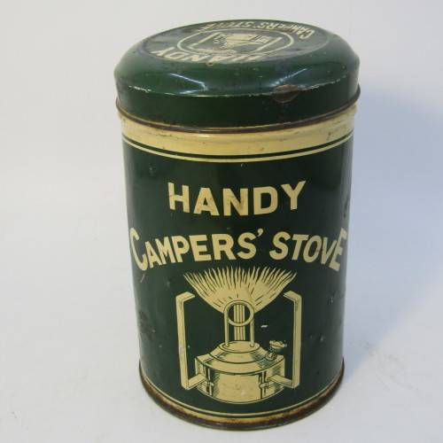 Vintage Handy Campers stove in tin