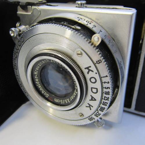 Vintage Kodak Retha 1 camera in pouch - Retina-Werar 3.5/50m lens