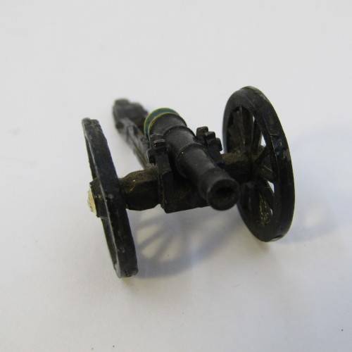 Vintage lead soldiers toy cannon