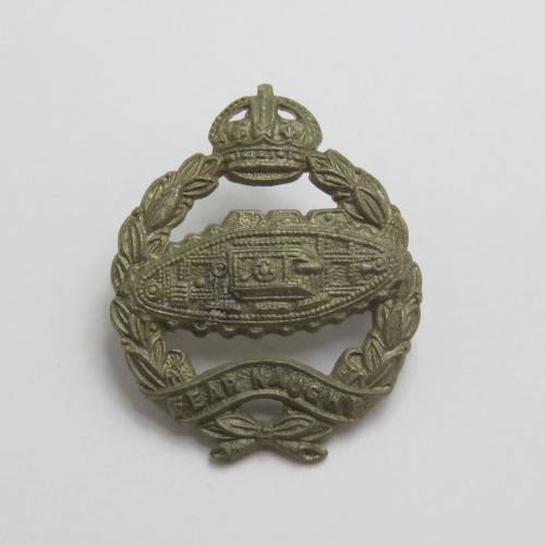 WW2 South African armoured corps collar badge