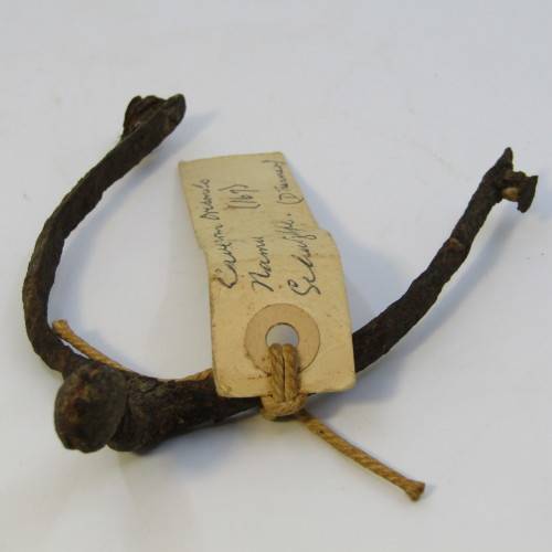 Schutztruppe spur found in a cave on the farm Orisondo in the Namib