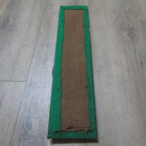 Board with antique horseshoes, some for oxen and ponies originating from South West Africa