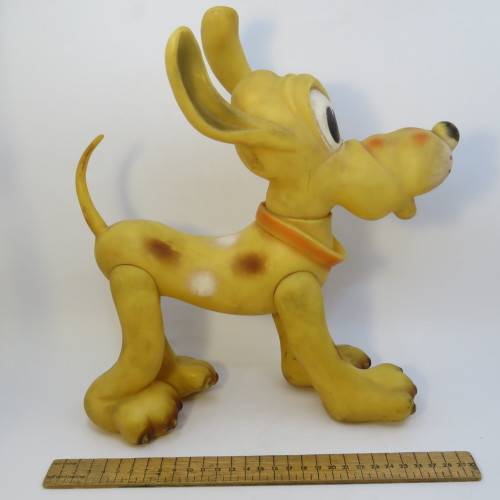 Vintage Walt Disney Pluto rubber toy doll
