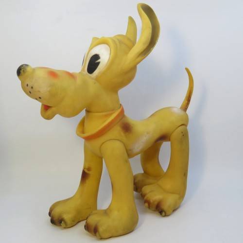 Vintage Walt Disney Pluto rubber toy doll