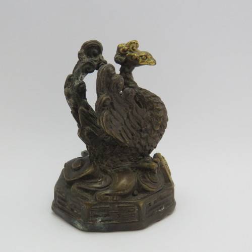 Brass Chinese Phoenix figurine