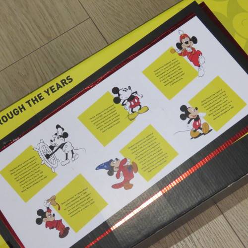 Mikey Mouse Through the Years 90th Anniversary plush toy set - Box 28 x 71 cm