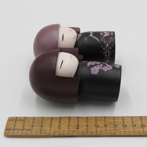 Pair of Kimmidoll collection figurines - Choya and Haruko