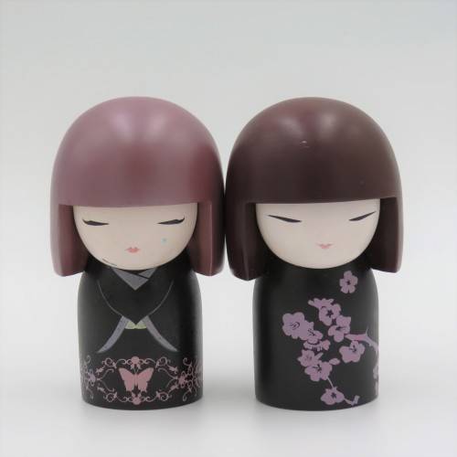 Pair of Kimmidoll collection figurines - Choya and Haruko