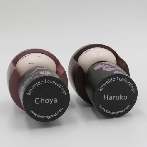 Pair of Kimmidoll collection figurines - Choya and Haruko