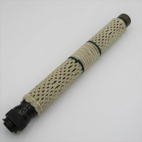 1944 WW2 W Ottawa Military black and brass telescope with very fancy work covering - 51cm