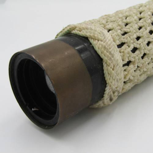 1944 WW2 W Ottawa Military black and brass telescope with very fancy work covering - 51cm